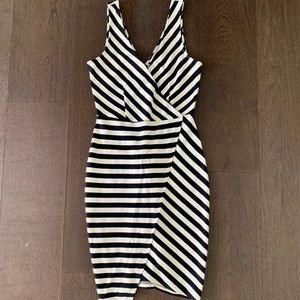 Cupcakes and Cashmere Striped Bodycon Dress